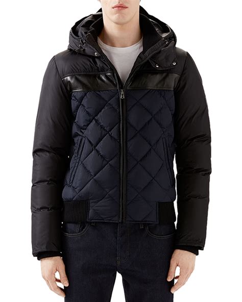 gucci black quilted jacket|Gucci jacket kevin hart.